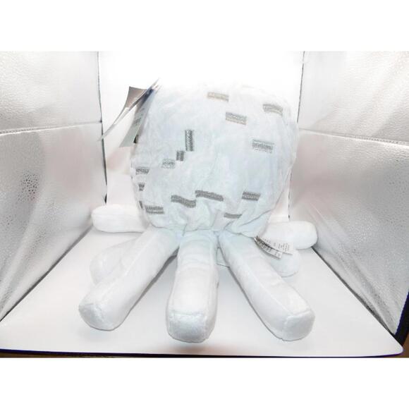 NWT Official Minecraft Jinx Mojang White Ghast Ghost Pillow 15” Plush - Picture 4 of 8